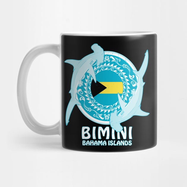 Hammerhead Shark Diving Bimini by NicGrayTees